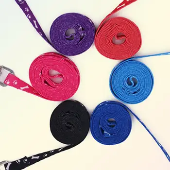 

Pet Puppy Dog Harnesses Adjustable Bone Print Chest Strap Pet Dog Walking Harness Collar Leash Leads Dog Supplies