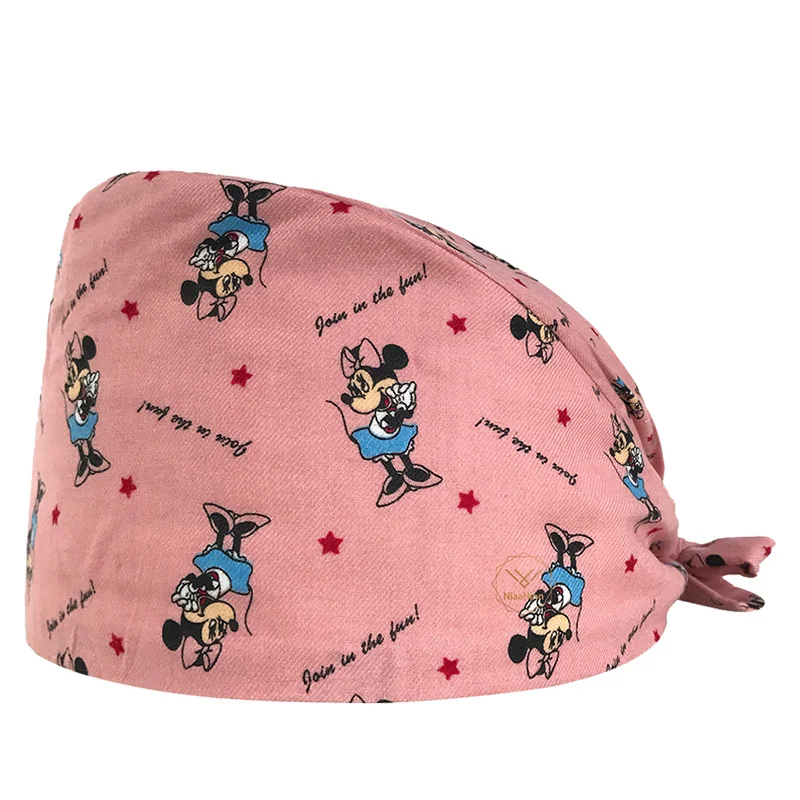 vkamoli pet hospital doctor hats surgical cap Pharmacy medical Scrub surgery Caps Nurse Unisex Adjustable Medical Clinic hat
