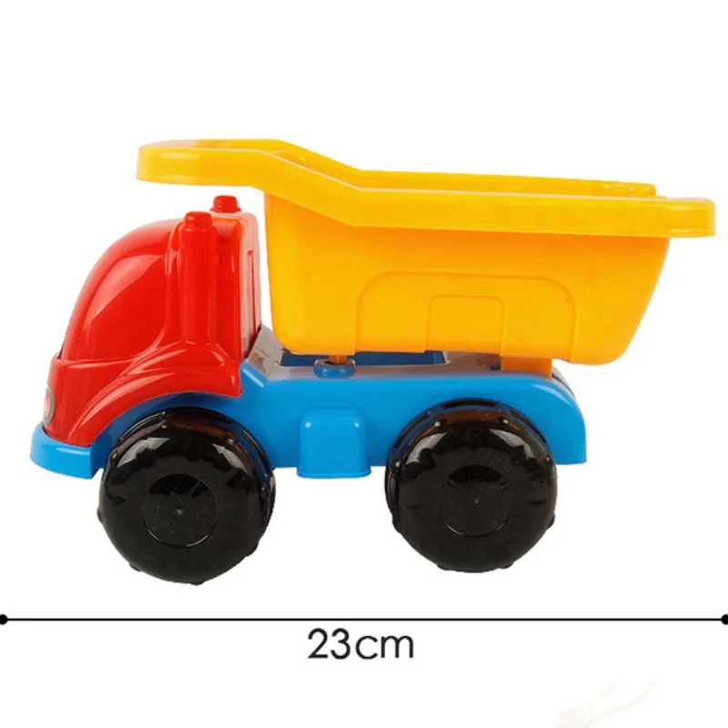 Kids Toys Montessori Baby Beach Toy Set Inertial Engineering Vehicle Excavator Model Educational Toy Christmas Gifts For Kids