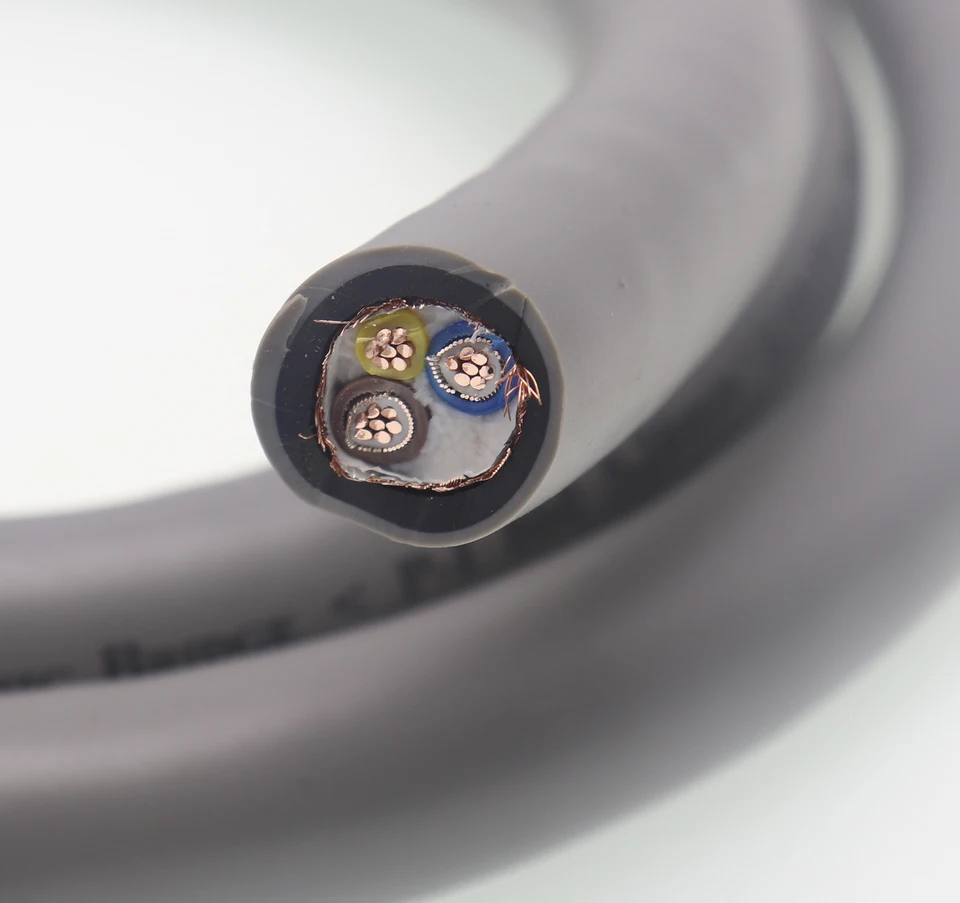 Audiomeca 電源ケーブル Audiomeca hifi電源ケーブル純銅および銀メッキ編組5.5mm2導体