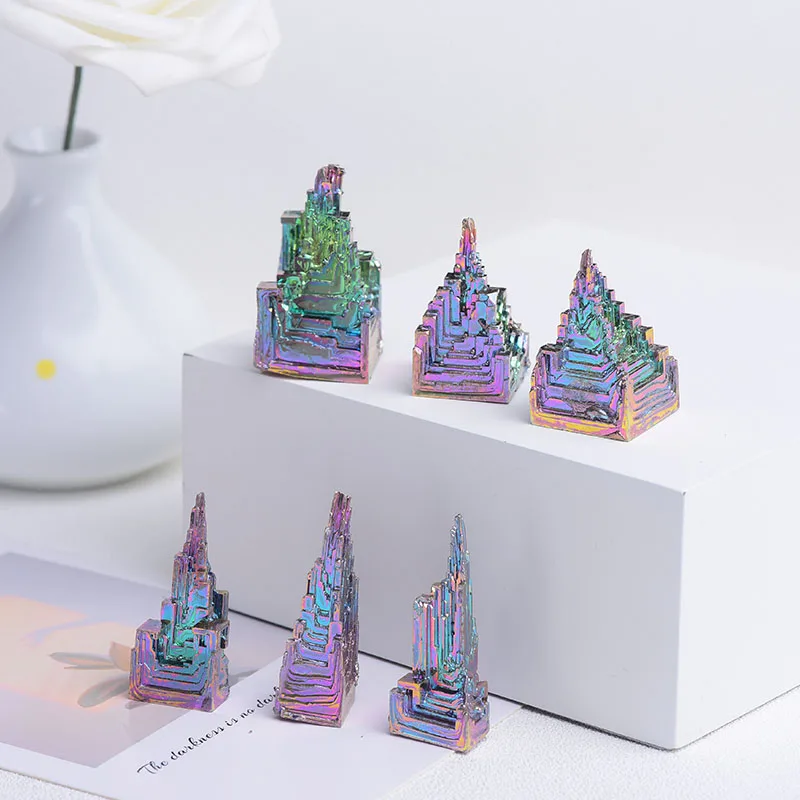 100% natürliche Metall Quarz Pyramide Wismut erz Quarz Edelstein Reiki Healing Stein Hause Dekoration Raw Kristalle 100% natürliche Metall Quarz Pyramide Wismut erz Quarz Edelstein Reiki Healing Stein Hause Dekoration Raw Kristalle