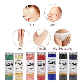 

Clearance 400g/Bottle Depilatory Hot Hard Wax Waxing Bean Arm Body Bikini Hair Removal Depilatory Wax Bean