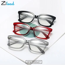 Zilead, женские, мужские, квадратные очки, весенние ноги, оправа, женские, фирменный дизайн, Gafas Sol, очки, простые очки, очки для женщин и мужчин