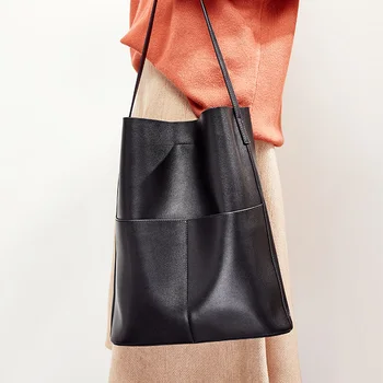 

Women tote big super big bag cowhide