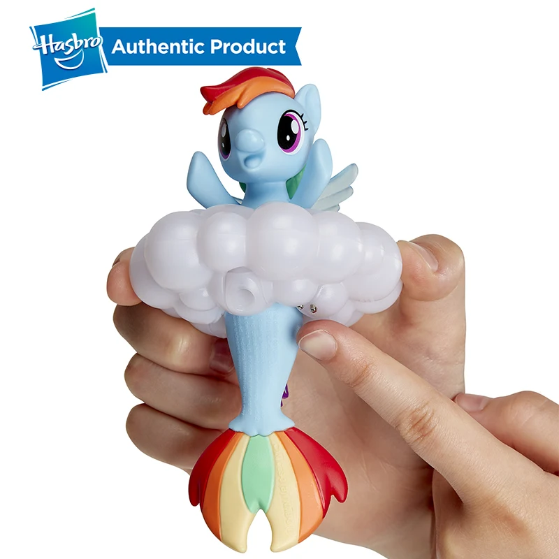 Hasbro, игрушка My Little Pony, радужные огни, Флаттершай, плавающая водная игрушка, морская фигурка с подсветкой для детей в возрасте от 3 лет и старше