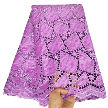 

African bazin riche fabric embroidery african lace fabric wedding bazin brode 5 yards cotton lace fabric for dress