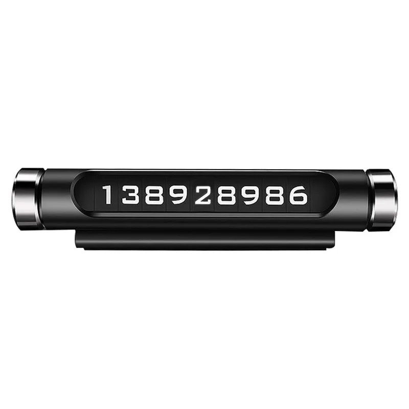 Автомобильная парковочная карта номерной знак для mercedes cla w203 audi a6 c7 volvo c30 audi a4 b7 peugeot 206 volvo xc60 alfa romeo 159 - Название цвета: Черный
