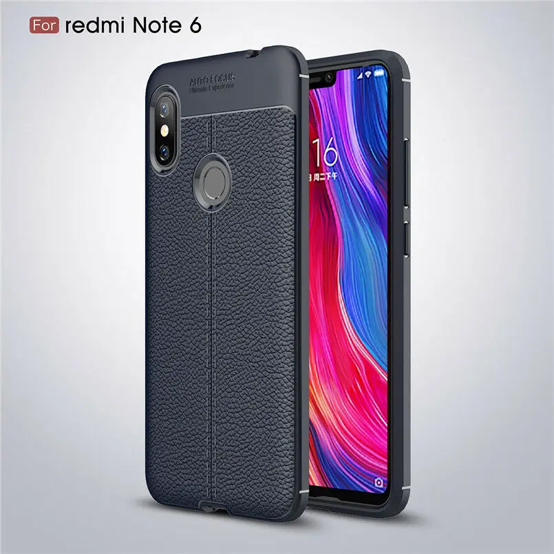 Для Xiaomi Redmi Note iPhone 7 6 Plus 5 iPad Pro 6A 4 противоударный мягкий ТПУ кожаный чехол-бампер для телефона чехол для Xiaomi Redmi Note 7 - Цвет: Navy