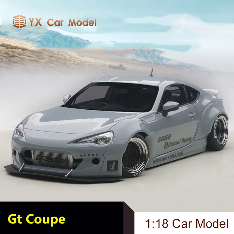 US $131.56 AUTOART118 Toyota 86 Rocket Rabbit Modified Car Model Wide Body Car Model Collection