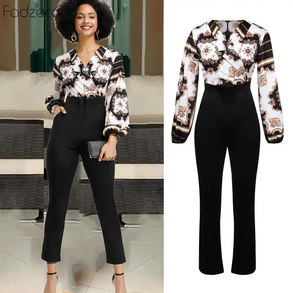 suit style jumpsuit