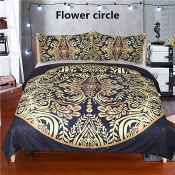 

Bedding Set Luxury Golden 3D Duvet Cover Bedding 3pcs Extra Large Quilt Cover Personality Pillowcase Comfortable Home Textile
