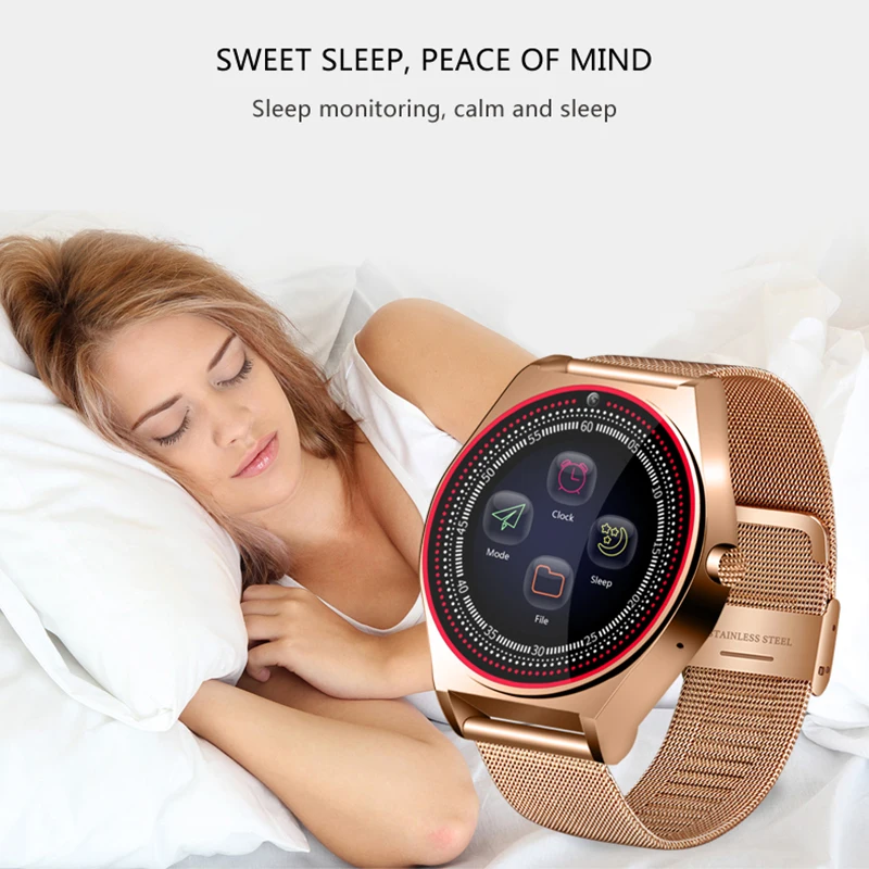 N9 Модные Смарт-часы для мужчин с поддержкой sim-карты с камерой, шагомером, Bluetooth 3,0, трекер сна, умные часы для Android IOS телефона