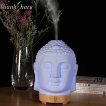 THANKSHARE uçucu yağ difüzör buda kafa nemlendirici gece lambası aromaterapi Mist Foger üreticisi uçucu yağ diffüz ev için