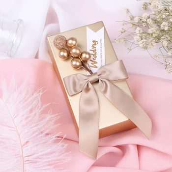 

1pc candy boxes lot unique personalized Chocolate container wedding return gifts custom favor box for guests