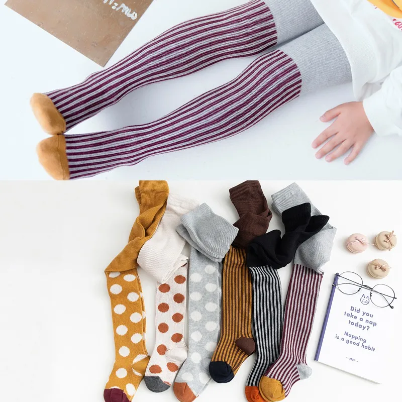 Baby Stockings Newborn Baby Tights Toddler Infant Kids Girls Tights Cotton Warm Pantyhose for 0-8Y Child Girl