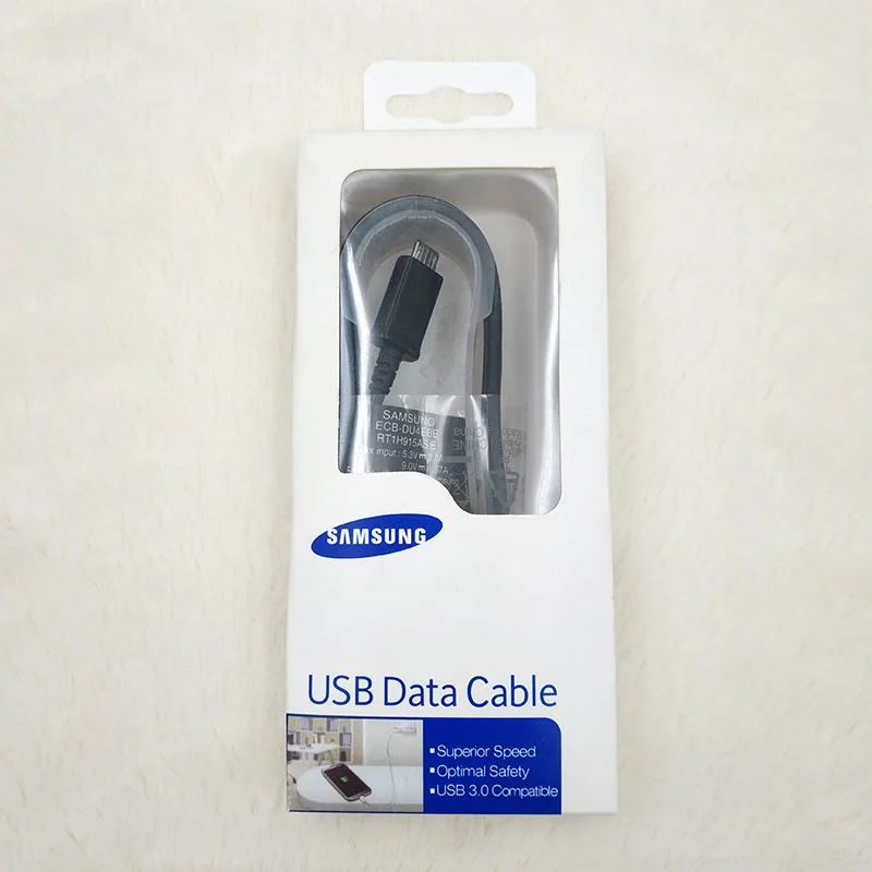 Samsung Micro USB кабель быстрой зарядки Quick Galaxy S7 S6 edge Plus Note 4 5 S4 A5 A7 A8 A9 J7 J5 J3 - Цвет: Black