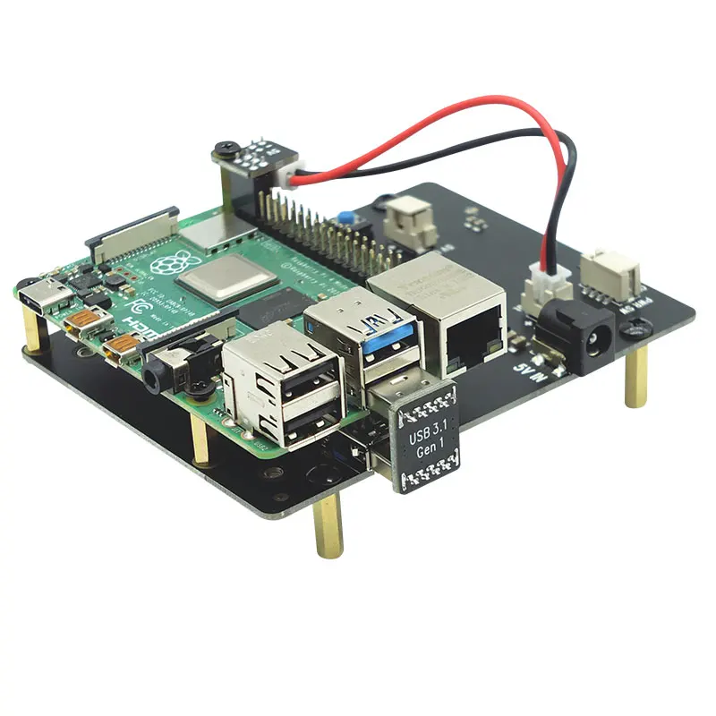 Raspberry X825 2 5 дюймов жесткого диска SATA HDD/SSD хранения Плата расширения для Pi 4B ( 4