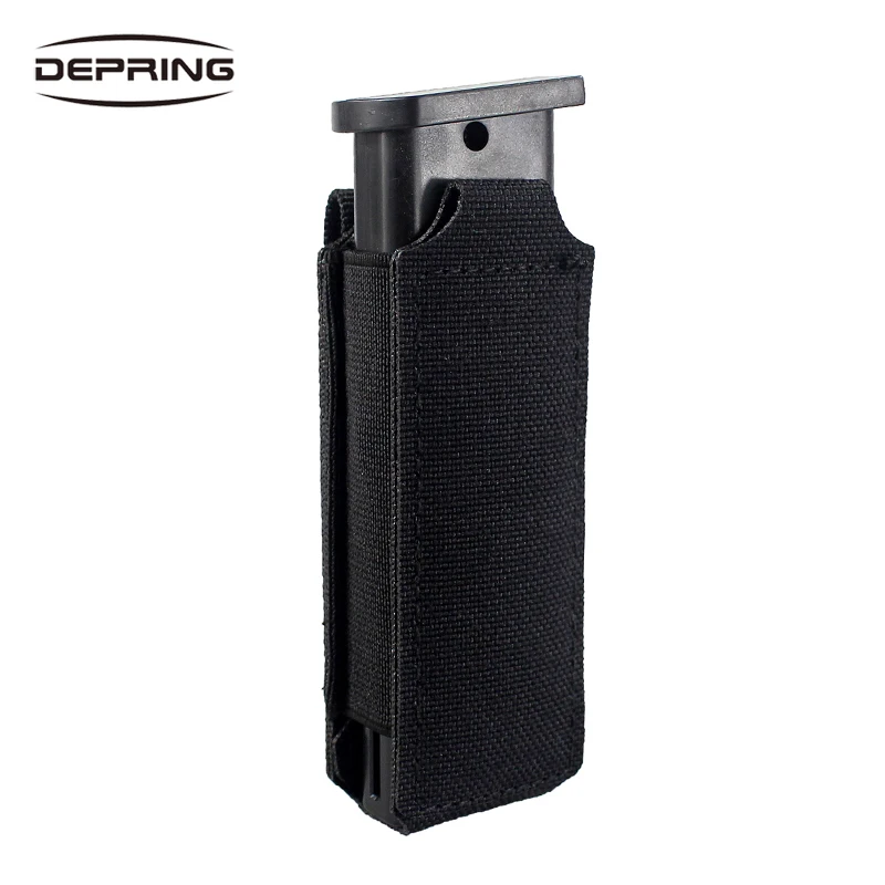 Hunting Tactical Molle Single Magazine Pouch Open Top Elastic Magazine