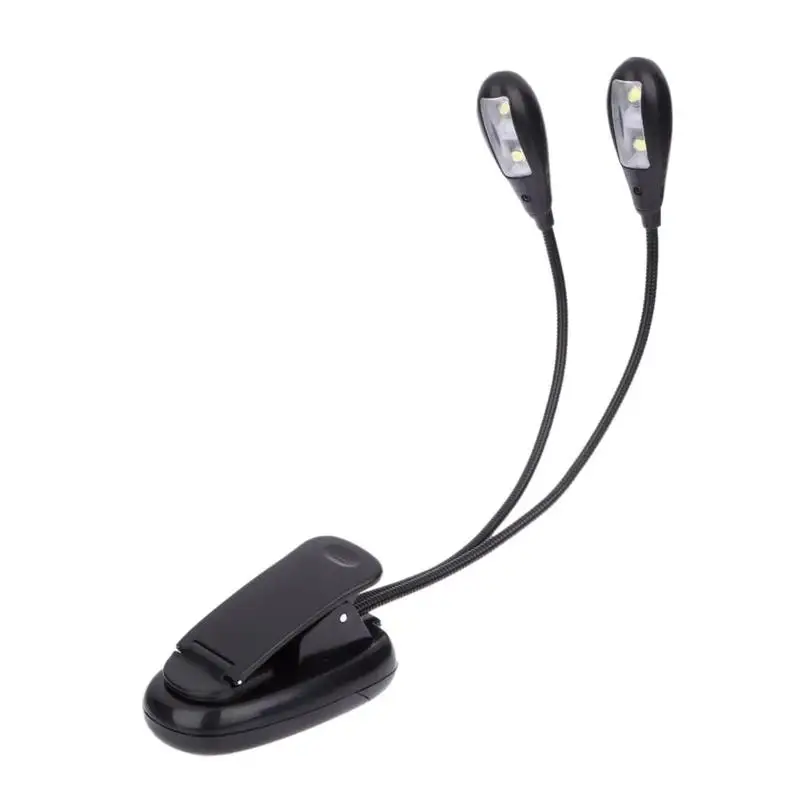 Светодиодная настольная лампа для чтения и учебы с зажимом, гибкая Usb Настольная лампа с защитой глаз, Гибкая подставка, складной зажим, настольные компьютеры, освещение