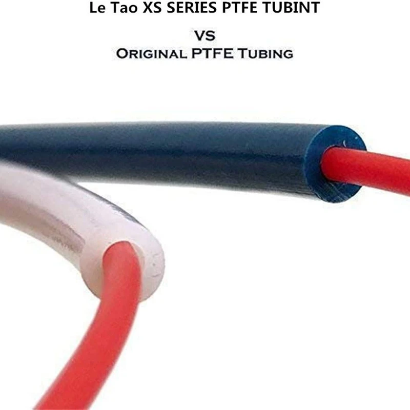 Bowden ПТФЭ тефлоновая труба XS Series 1 M 2 mm ID x 4 OD подходит для 75 мм Длинной Шелковой