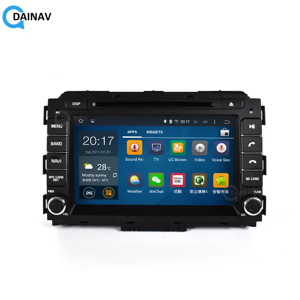 Автомагнитола 2 Din мультимедийный DVD-плеер с GPS-навигацией для Kia Carnival Sedona 2015 +
