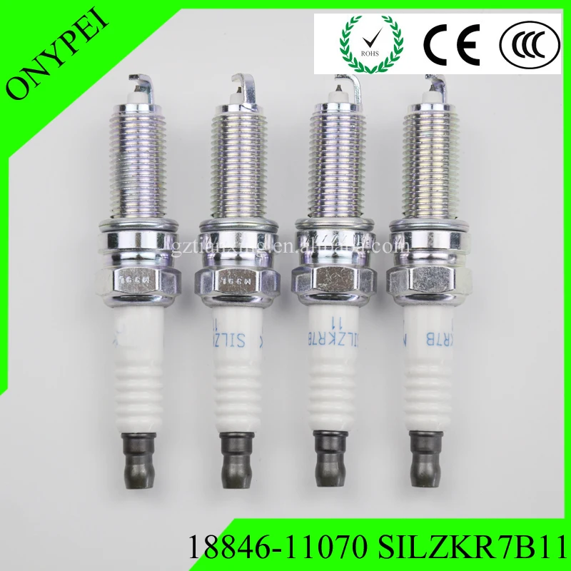 4 шт./лот SILZKR7B11 18846 11070 иридиевая заглушка SILZKR7B 11 1884611070 Свеча зажигания для Hyundai