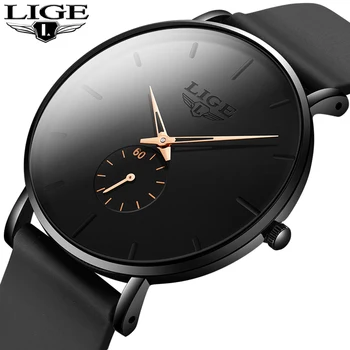 

Relogio Masculino LIGE 2020 Fashion Sport Mens Watches Brand Luxury Waterproof Simple Watches Women Ultra Thin Dial Quartz Clock