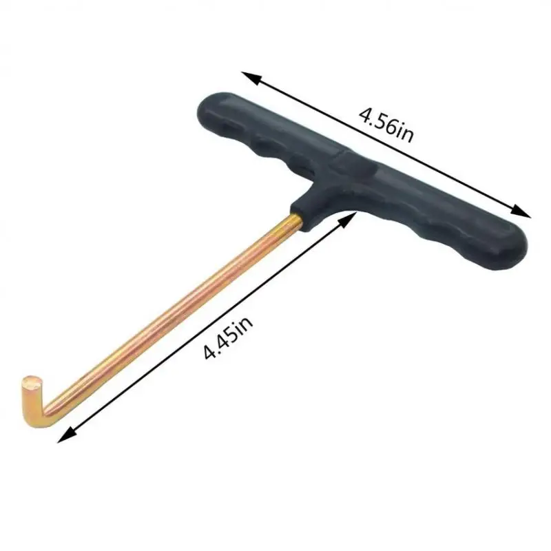 Trampoline Spring Pull Tool Trampoline T Hook Tool Tent Peg Puller Extractor for Outdoor