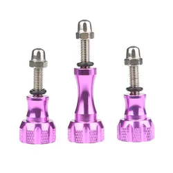 Aluminum Alloy Nut Thumb Screw Mount - Purple color