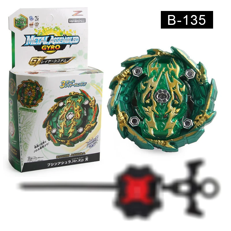 Bey Battle Blade Boy Toy Blade Burst GT Gyro Launcher, рождественский подарок, детские игрушки, набор, вращающиеся топы, тупи, металл, Fusion Evolution - Цвет: B-135