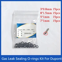 60pcs/Bag 4 Size Durable Avoid Gas Leak Volatilize Rubber Sealing O-Rings Kit For Dupont Lighter Repair Service Upgrade Gadgets 1