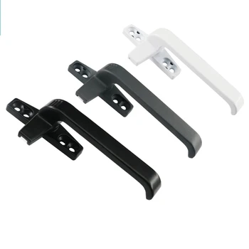 

1pcs Thickened right/left flat-opening single point Aluminium alloy glass door window handle latch locks extrapolate window lock