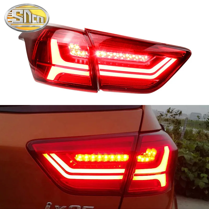 Car Styling Tail Lamp For Hyundai Creta 2014 ~ 2018 Lights IX25 LED Light Flash Signal DRL Stop Rear Accessories | Автомобили и