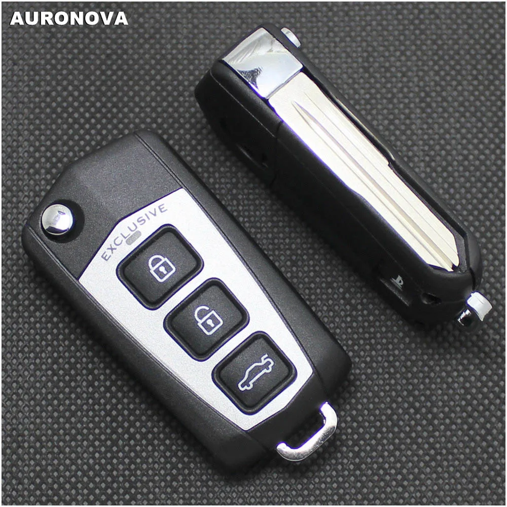 AURONOVA 3 + 1 кнопочный Сменный Чехол для автомобильного ключа с дистанционным