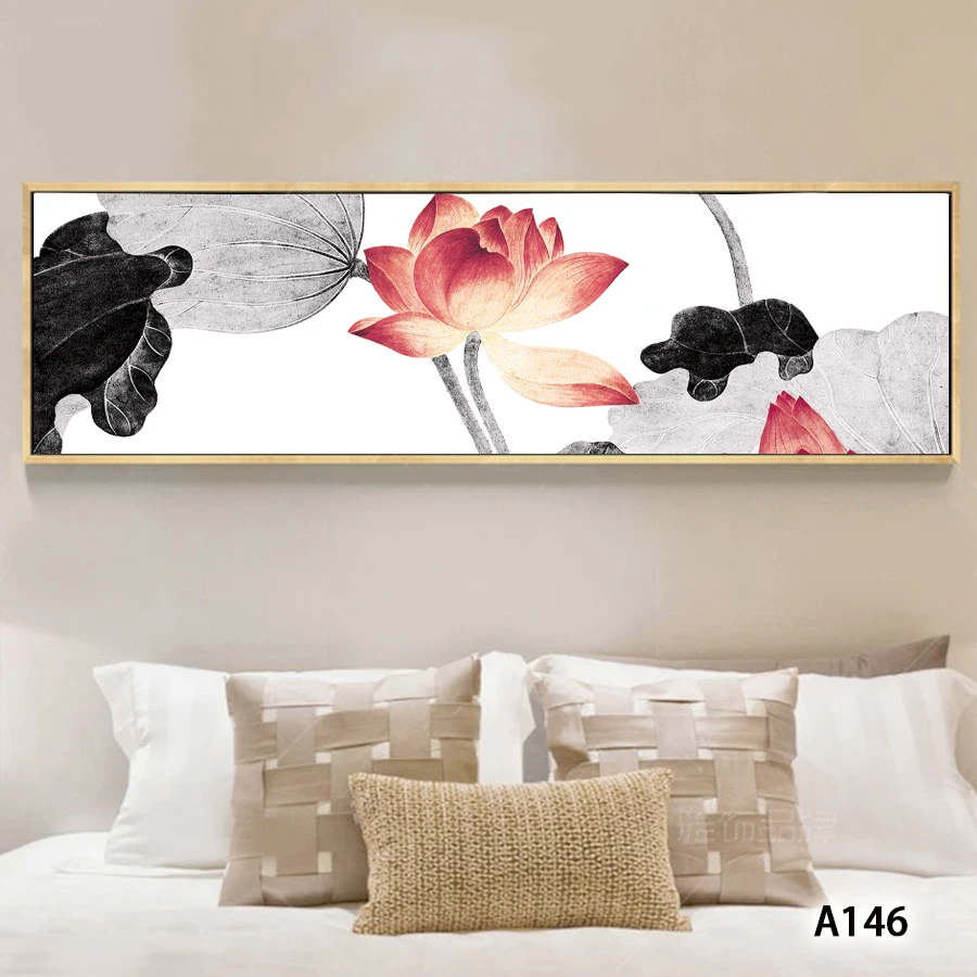 

Abstract Oil Painting Print on Canvas Chinese Lily Flower Canvas Picture Canvas Painting Wall Art Picture Painting for HomeDecor