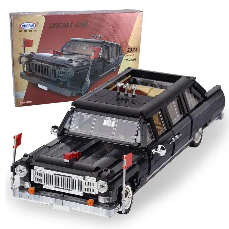 Креативный Moc Xingbao 03003 блок 2327 шт. Technic серия Hongqi Master Car набор строительных блоков Кирпичи игрушки модель - Цвет: without box