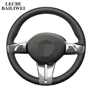 

Black PU Artificial Leathers Hand-stitched Anti-slip Car Steering Wheel Cover for BMW Z4 2003 - 2006 Steering hood