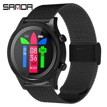 

Sanda New E5 Smart Watch Bracelet Monitoring Multi-Function Reminder Multi-Dial Life Waterproof Sports Watch The Men For Watches