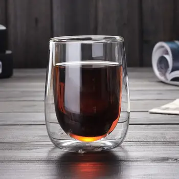 

Heat-resisting Glass cup Transparent Tea Juice Cold Drink Coffee Cup Whisky Cup