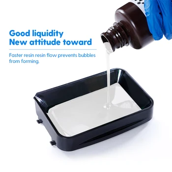 

NOVA3D White Color 405nm UV Resin 3d Printer Printing Material LCD DLP UV Sensitive Liquid Photopolymer White color