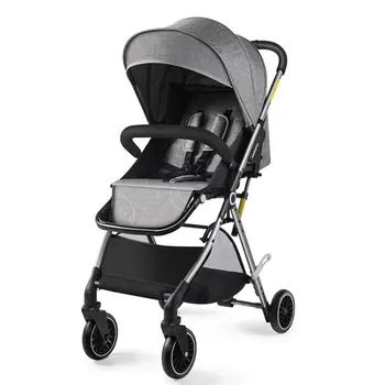 

Baby Stroller Four Rounds High Landscape Light Fold Can Sit and Lie Multifunction Shock Absorber Variety of Options