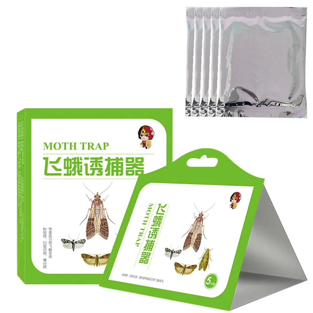 Adhesive Safe Accessories Catching Home Professional Moth Trap Pheromone Attractant Flies Killer Kitchen Food Clothes Hanging