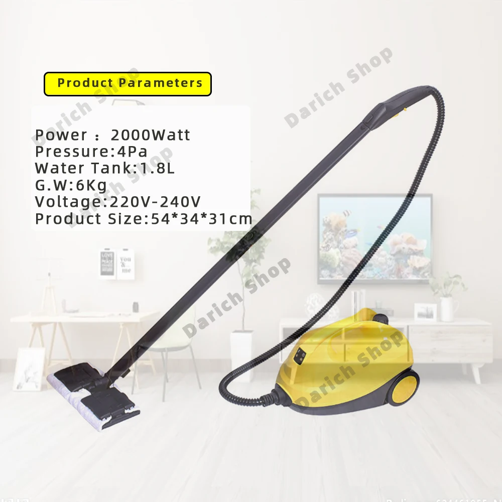 2000W Multi-function Steam Cleaner High Temperature Sterilization  Disinfection Car Interior Steam Cleaner For Floor Kitchen Car - AliExpress