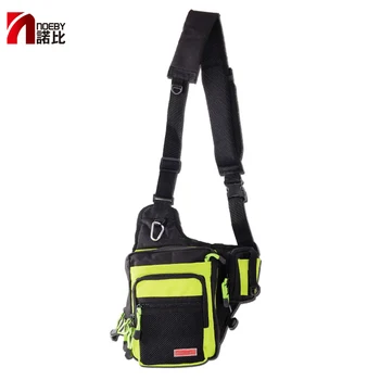 

Fishing Tackle Bag NOEBY 23X18X8cm 420D Multi-functional Saddle Pack Fishing Lure Bagpack Bolsa Pesca Waterproof Softback