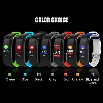

New Color Screen Smart Bracelet Waterproof Sport Bracelet Pedometer Fitness Tracker Heart Rate Blood Pressure Health Monitoring