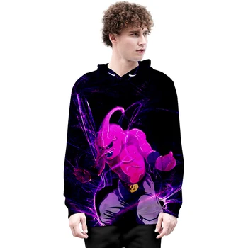 

Anime Cartoon Dragon Ball Z 3d Hoodies Pullover Majin Buu Print Men Women Hoodie Hoody Tops Long Sleeve 3D Hooded Sweatshirt 4XL