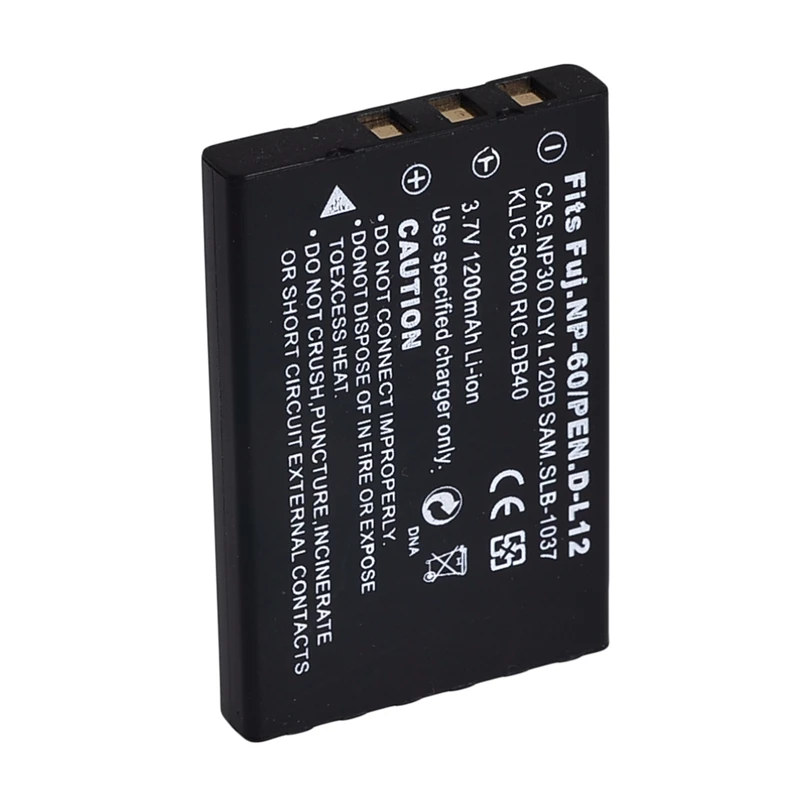 

Battery for Toshiba NP-60 NP60 Camileo Pro P10 S10 P30 Camera