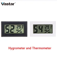 Мини Удобный цифровой ЖК-термометр датчик гигрометр манометр холодильник, аквариум мониторинг дисплей датчик влажности