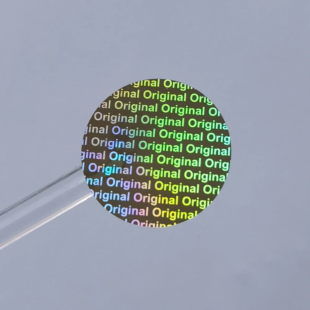 조작 방지 홀로그램 보안 라벨, 무효 씰 보증 스티커, 맞춤형 로고