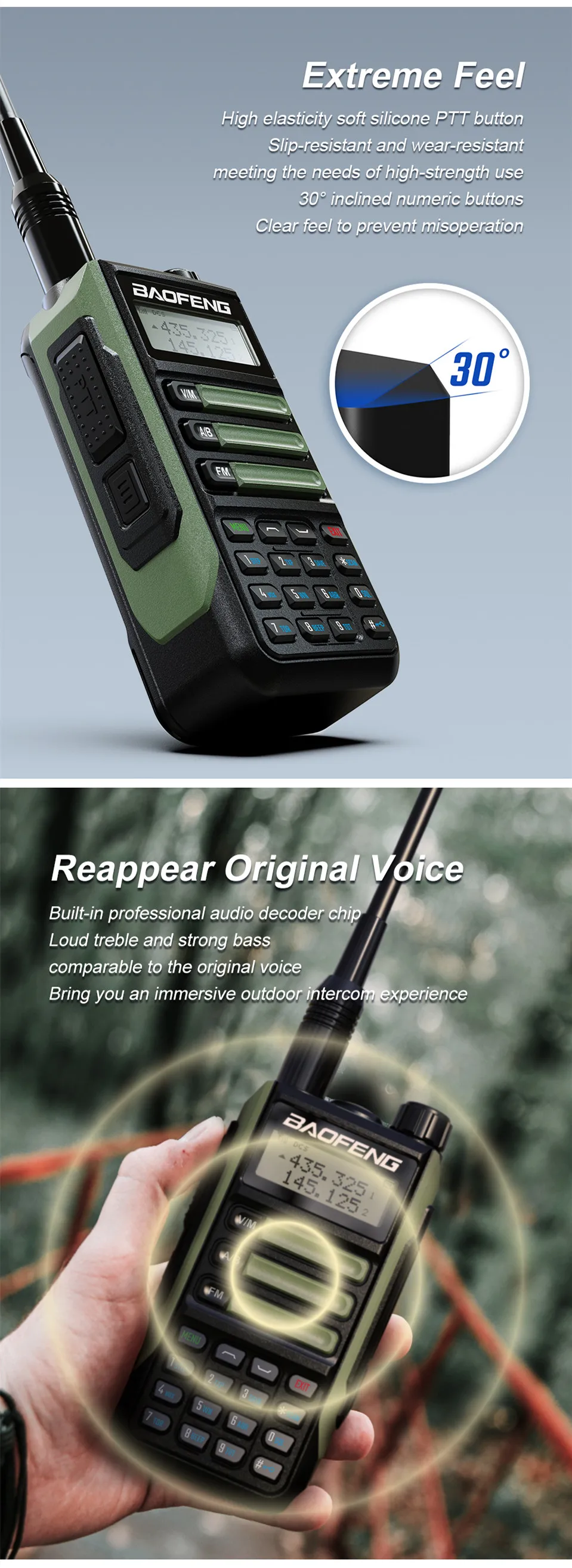 2022 NEW Baofeng 8W Walkie Talkies Radio Station UHF VHF Two Way Radio Long Range Support Type C charging Ham Radio UV5R UV82 radio walkie talkie